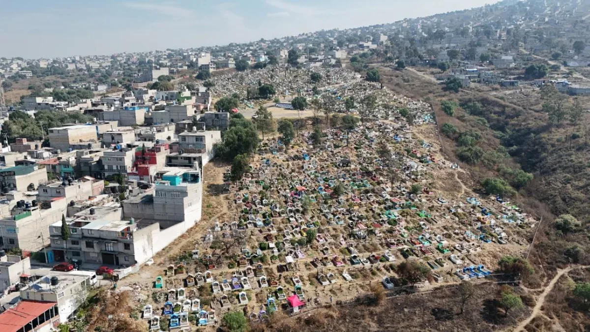 Ayvalık'ta Yangın, Tıfıllar Köyü Mezarlığı'na Zarar Verdi